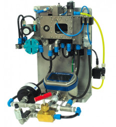 The CIMS II recirculation ink delivery system in test 